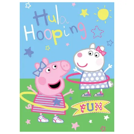 Peppa Pig Hula Hooping fleece deka fotografija proizvoda