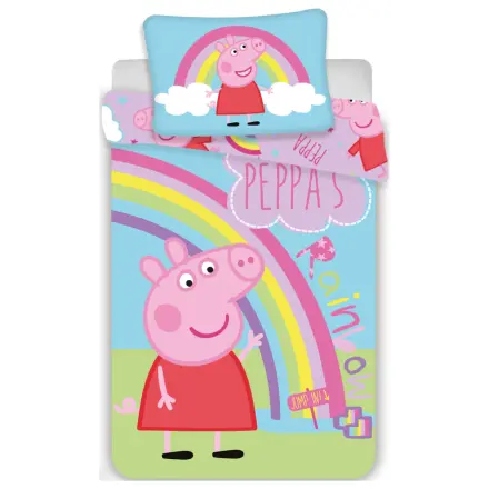 Peppa Pig Rainbow navlaka za poplun za malu djecu i predškolce fotografija proizvoda