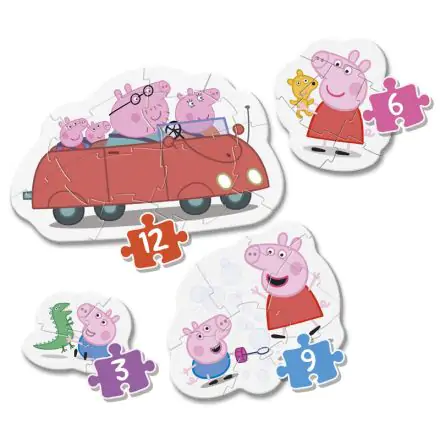 Peppa Pig My First Puzzle 3-6-9-12 kom termékfotója