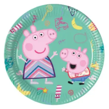 Peppa Pig Next Generation, Peppa Pig papirnati tanjuri 8 komada 20 cm FSC fotografija proizvoda
