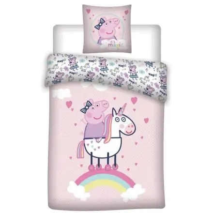 Peppa Pig pamučna navlaka za poplun za krevet 90 cm fotografija proizvoda