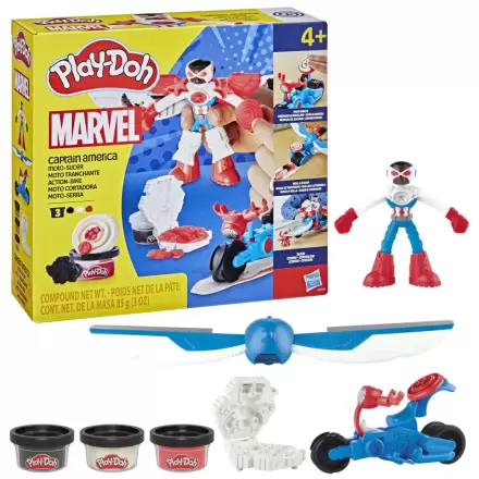 Play-Doh Marvel Captain America Motorna kosilica termékfotója