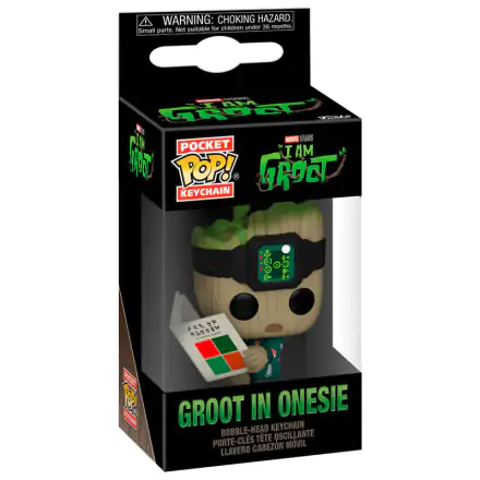 Pocket POP privjesak Marvel I am Groot - Groot s jednodijelnim odijelom termékfotója