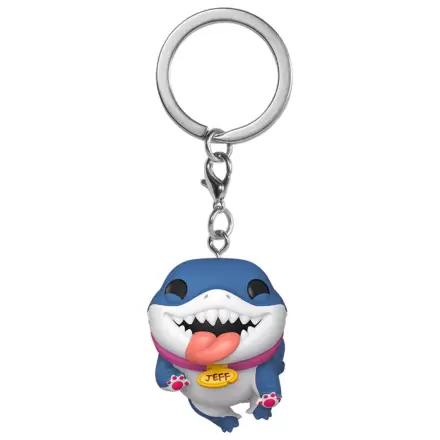 Džepni Funko POP privjesak za ključeve Marvel Rivals Jeff the Land Shark fotografija proizvoda