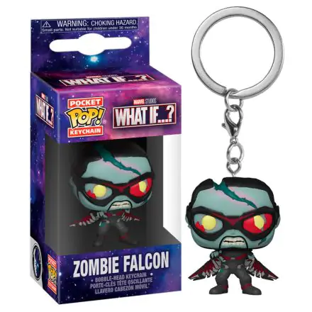 Marvel What If...? Pocket POP! Vinilni privjesci za ključeve 4 cm Zombie Falcon Display (12) termékfotója