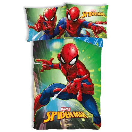 Spider-Man City Lights Dječja navlaka za poplun za malu djecu fotografija proizvoda