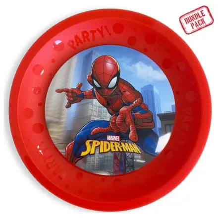 Spider-Man Crime Fighter micro premium plastični ravni tanjur 4-dijelni set 21 cm fotografija proizvoda