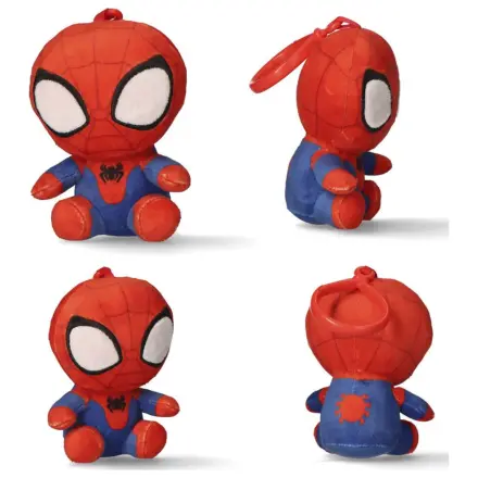 Spider-Man crvena 3D plišana figura s vješalicom, privjesak za torbu 13 cm fotografija proizvoda