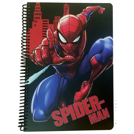 Spider-Man Sense B/5 bilježnica na spirali s linijama, 70 stranica fotografija proizvoda