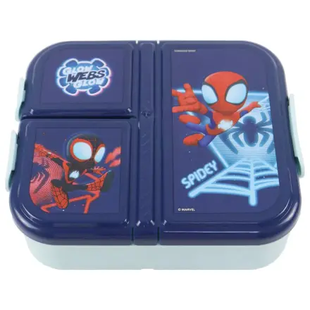 Spider-Man Spidey Glow Kutija za ručak s više odjeljaka, Kutija za sendvič fotografija proizvoda