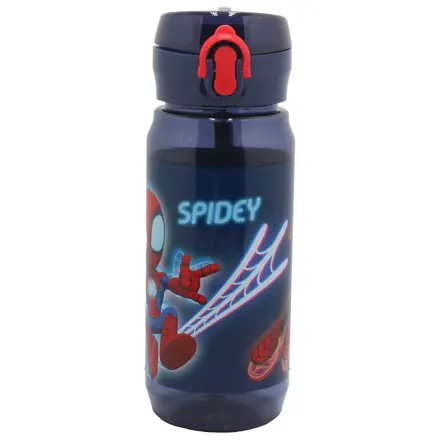 Spider-Man Spidey Web Plastična boca za vodu s vješalicom 600 ml fotografija proizvoda