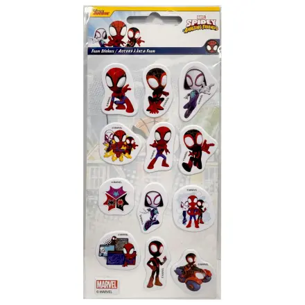 Spider-Man Techno Racer Puffy Spužvasti Set Naljepnica fotografija proizvoda