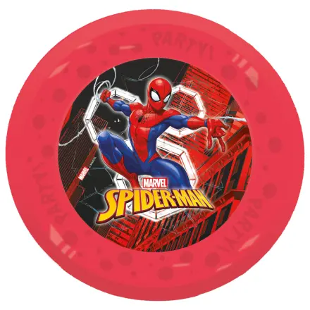 Spider-Man World of Webs micro premium plastični tanjur za večeru, set od 4 komada, 21 cm fotografija proizvoda