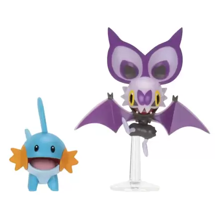 Pokémon figure 2-Pack Mudkip & Noibat s postoljem 8 cm fotografija proizvoda