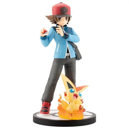 Pokémon ARTFX J PVC figura 1/8 Hilbert with Victini 20 cm fotografija proizvoda