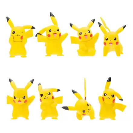Pokémon Borbeni Vinil Figure Paket od 8 Pikachu 5 cm fotografija proizvoda
