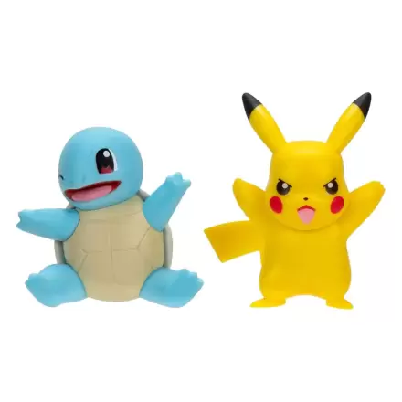 Pokémon Battle Figure First Partner Set Figura 2-Pack Squirtle #2, Pikachu #9 fotografija proizvoda