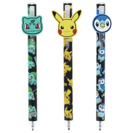 Pokémon Erasable Gel Olovke 3-paket fotografija proizvoda