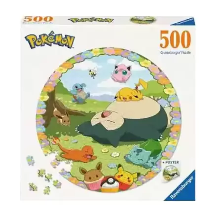 Pokémon okrugla slagalica Flowery Pokémon (500 dijelova) termékfotója