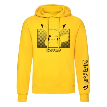 Pokemon Hoodie Džemper Pikachu Katakana termékfotója