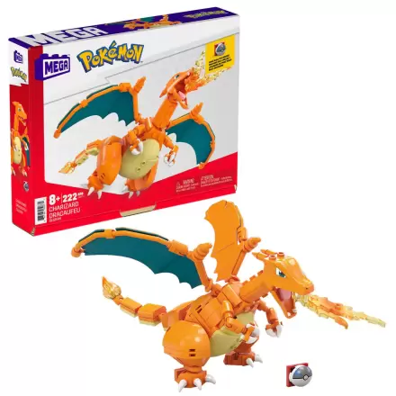 Pokémon Mega Construx Wonder Builders Set za gradnju Charizard 10 cm termékfotója