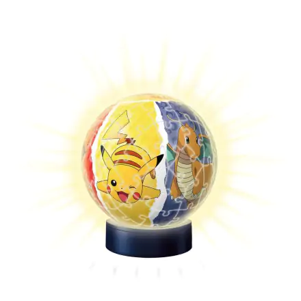 Pokémon 3D Puzzle noćno svjetlo Puzzle lopta (72 komada) fotografija proizvoda