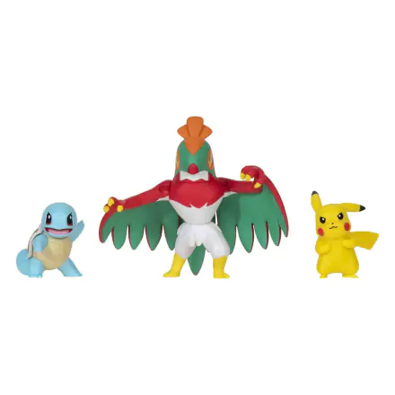 Pokémon Select borbene figure Pikachu, Squirtle, Hawlucha 7,5 cm fotografija proizvoda