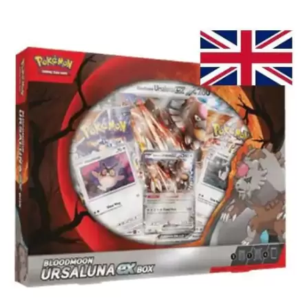 Pokémon TCG Bloodmoon Ursaluna EX Kutija Studeni 2024 *English Version* termékfotója