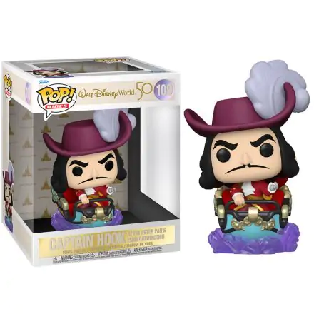 Walt Disney World 50th Anniversary POP! Rides Vinyl Figura Hook na Peter Pan Flight 15 cm termékfotója