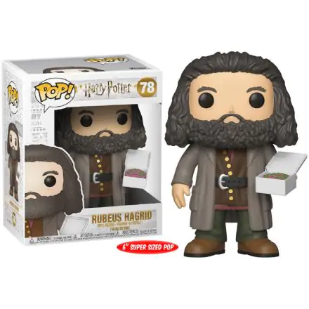 Harry Potter Super Sized POP! Movies Vinilna Figura Hagrid s Tortom 14 cm termékfotója