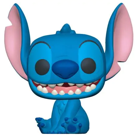 Lilo & Stitch POP! Disney Vinilna Figura Nasmiješeni Sjedeći Stitch 9 cm termékfotója