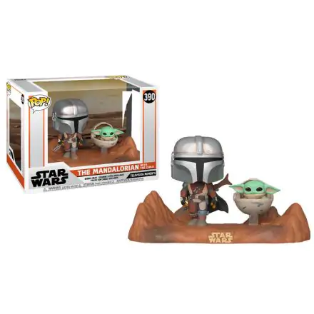 The Mandalorian POP Moment! Vinilne Figure 2-Pack Mandalorian & Child 9 cm termékfotója