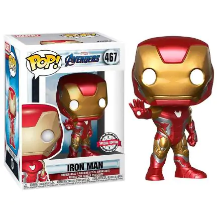 Avengers Endgame POP! Movies Vinyl Bobble-Head Figura Iron Man 9 cm termékfotója