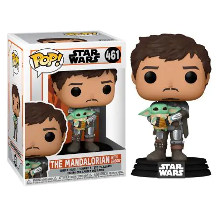 Star Wars The Mandalorian POP! TV Vinilna Figura The Mandalorian & Grogu 9 cm termékfotója