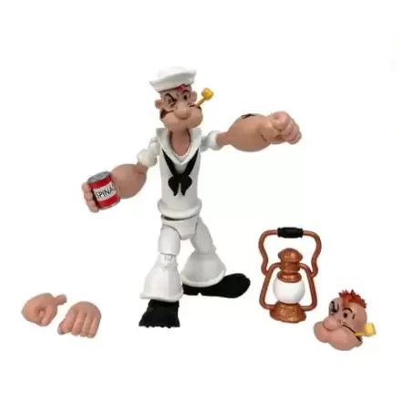 Popeye Akcijska figura Wave 02 Popeye bijelo mornarsko odijelo termékfotója