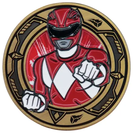 Power Rangers Kolekcionarski novčić Red Ranger Limited Edition fotografija proizvoda
