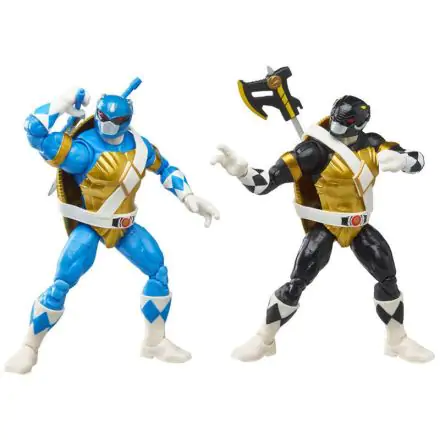 Power Rangers x TMNT Lightning Collection akcijske figure 2022 preobraženi Donatello & preobraženi Leonardo fotografija proizvoda