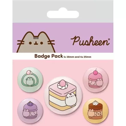 Pusheen Set od 5 bedževa fotografija proizvoda