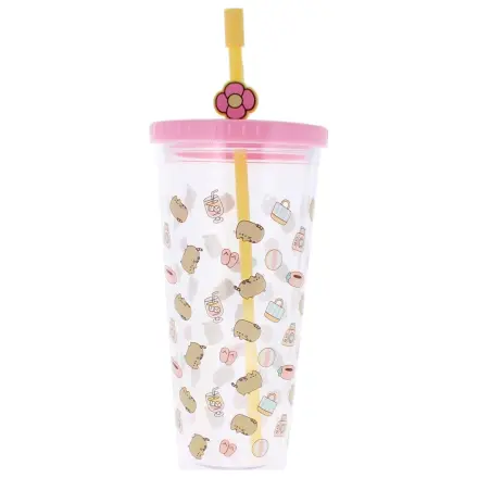 Pusheen Tumbler sa slamkom 700 ml fotografija proizvoda
