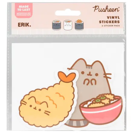 Pusheen Sushi Roll set od 2 vinilne naljepnice fotografija proizvoda