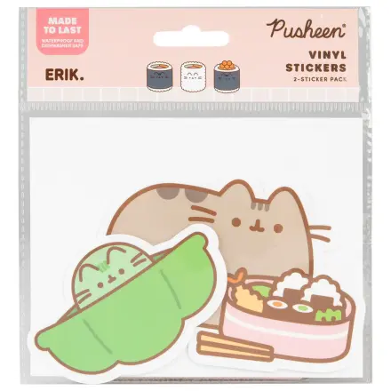 Pusheen Sushi Roll set od 2 vinilne naljepnice fotografija proizvoda