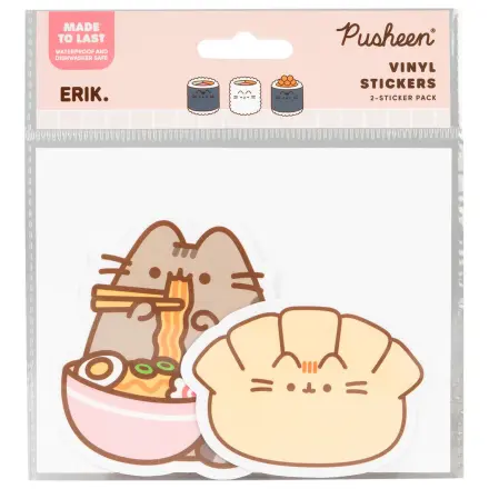 Pusheen Sushi Roll set od 2 vinilne naljepnice fotografija proizvoda