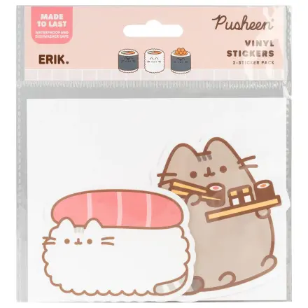 Pusheen Sushi Roll set od 2 vinilne naljepnice fotografija proizvoda