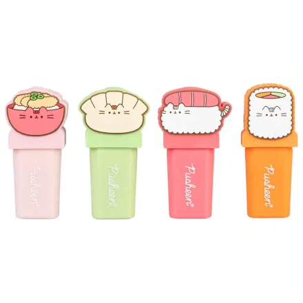 Pusheen Sushi Roll set od 4 markera s topperom fotografija proizvoda