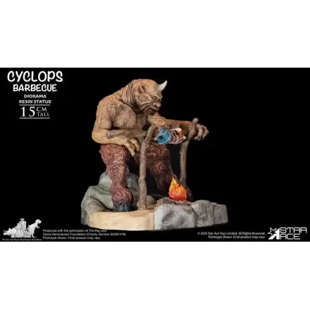 Ray Harryhausen Diorama 1/8 Cyclops Barbecue Scene 17 cm fotografija proizvoda