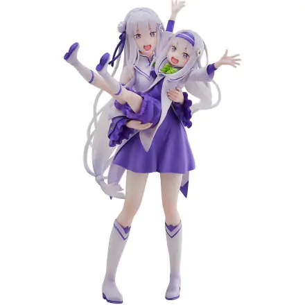 Re:Zero Starting Life in Another World PVC Kip 1/7 Emilia & Childhood Emilia 24 cm termékfotója