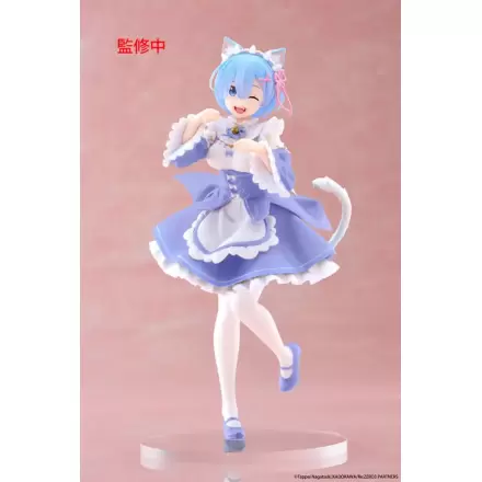 Re:Zero Starting Life in Another World Coreful PVC Statua Rem Cat Maid Ver. Renewal 18 centimetara fotografija proizvoda