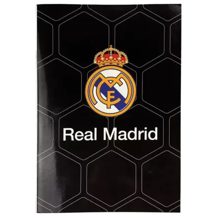 Real Madrid crna bilježnica s crtama B/5 40 stranica fotografija proizvoda