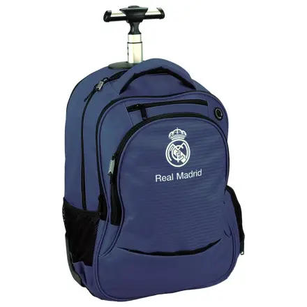 Real Madrid plava školska torba na kotačima, torba 48 cm fotografija proizvoda