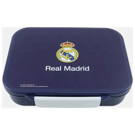 Real Madrid Plava Višepretincasta Kutija za ručak, Kutija za sendviče fotografija proizvoda